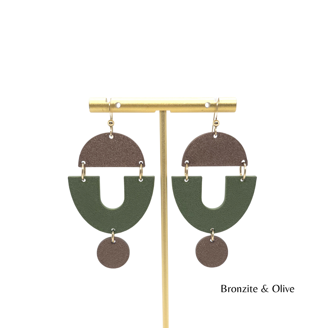 Monolith Earrings | Veil & Form Edition