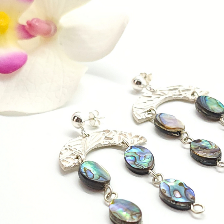 Highland Abalone Shell Dangle Earrings