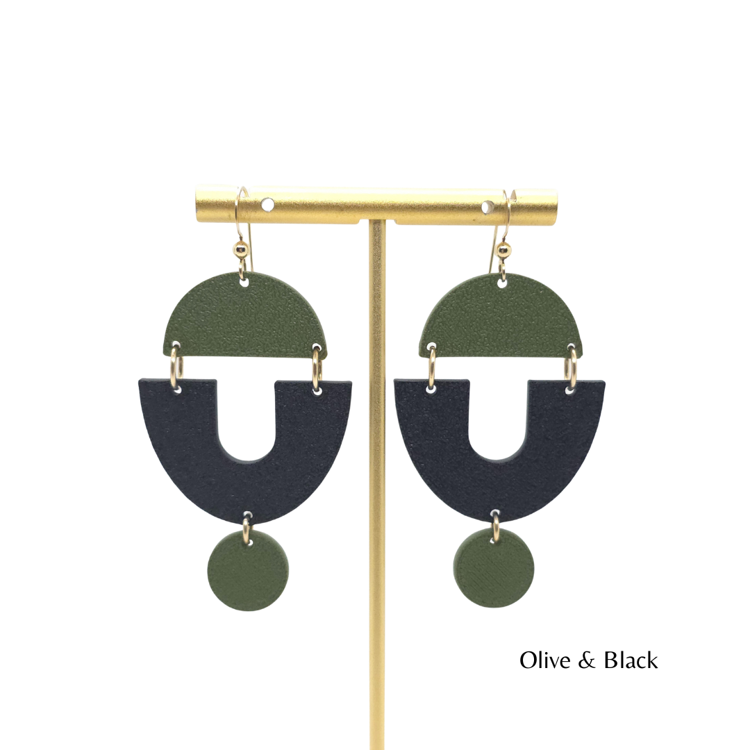 Monolith Earrings | Veil & Form Edition