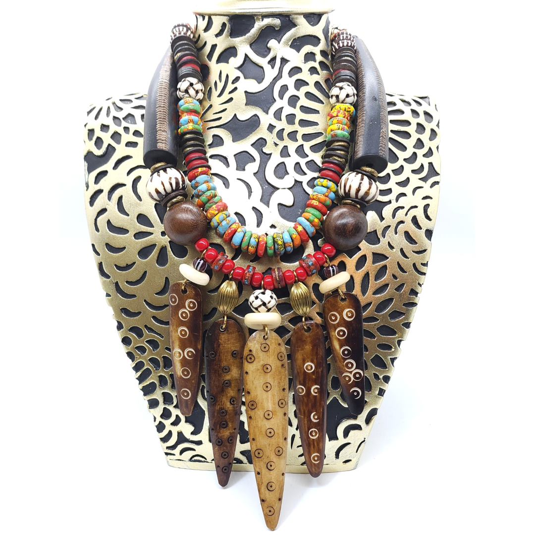 Apparel & Accessories > Jewelry Amina Necklace , Necklaces - Eclectically Simple, LLC