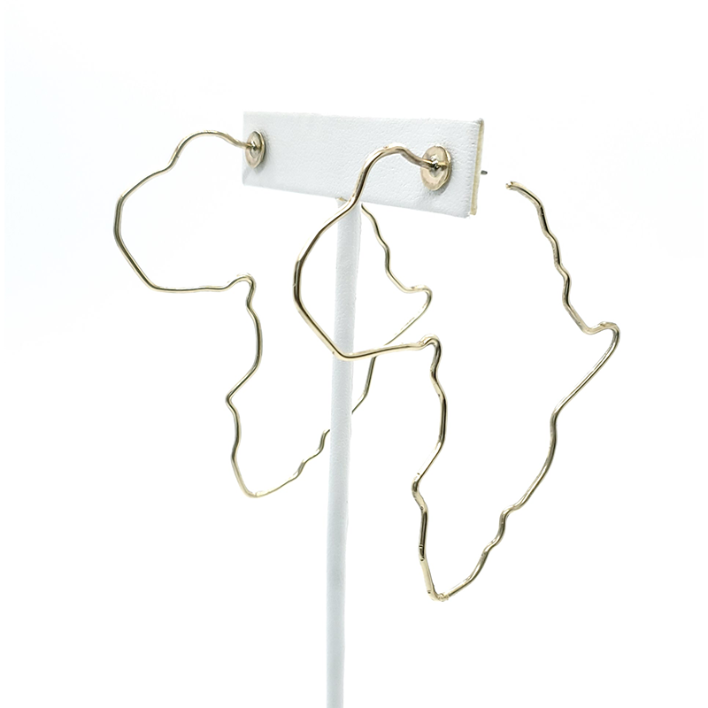 Africa Hoop Earrings - Eclectically Simple