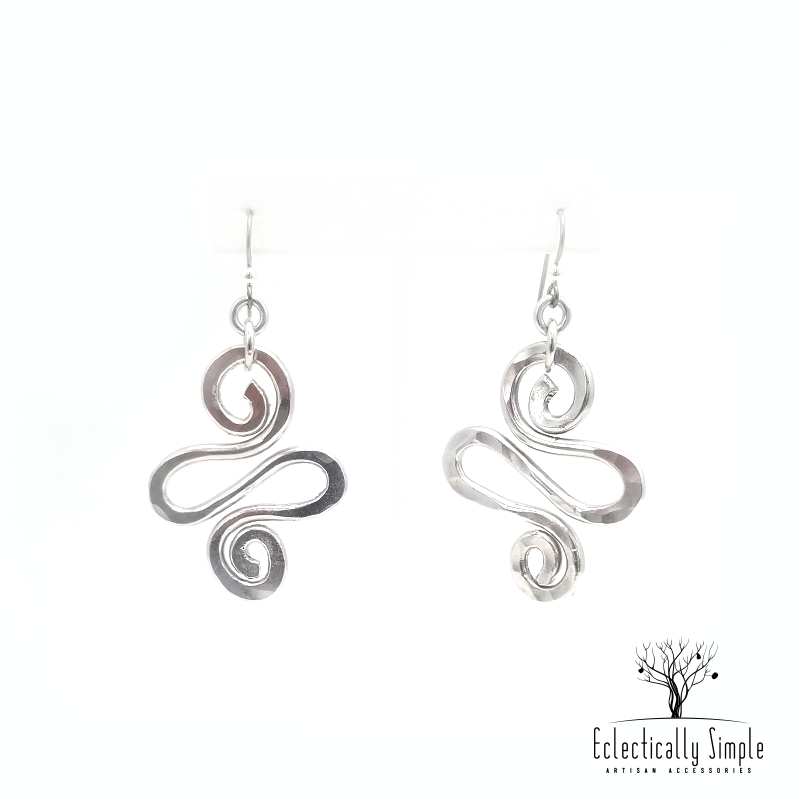 Aluminum Spiral Earrings Series 01 - Eclectically Simple