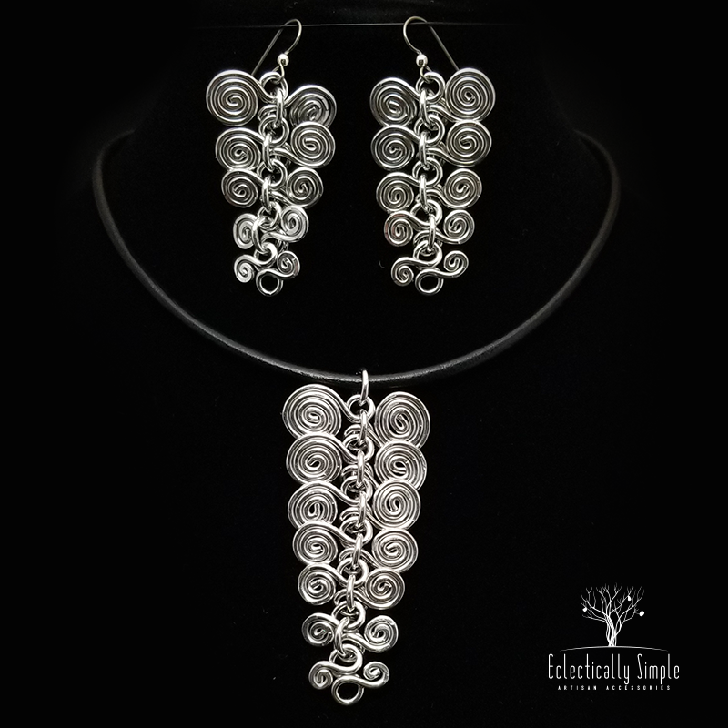 Spiral Necklace Set - Eclectically Simple