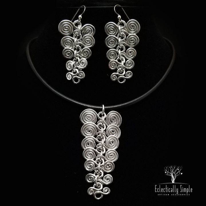 Spiral Necklace Set - Eclectically Simple